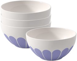 Müslischalen Fleur Couleur ø 14,1 cm Set van 4