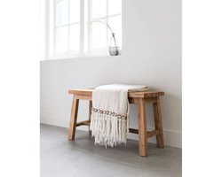 MUST Living Bank Trinity Teakhout - 80x32x45 cm