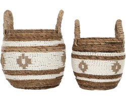 MUST Living Basket Cuzco, set of 2,37xØ28 cm / 41xØ36 cm
