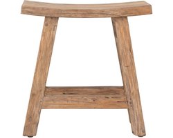 MUST Living Bench Shanghai,50x50x28 cm, recycled teakwood