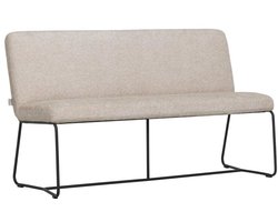 MUST Living Bench Zola 150,88x150x62 cm, glossy sand
