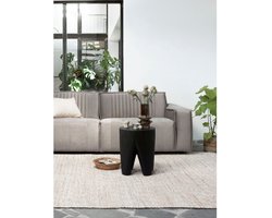 MUST Living Bijzettafel Tooth rond suar hout - 35x35x45 cm