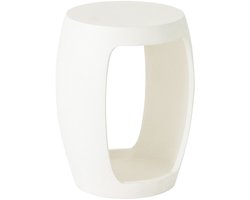 MUST Living Coffee table Camber small,50x40x35 cm, fiber cement white