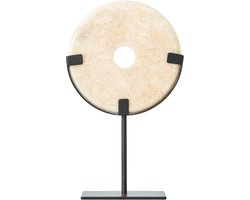 MUST Living Coin Onyx on a stand small,35xØ20 cm, onyx