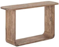 MUST Living Console table Vico,76x140x35 cm, extreme rustic teakwood