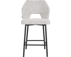 MUST Living counterkruk Bloom - Bouclé lichtgrijs