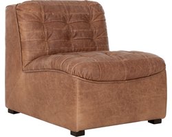 MUST Living Lounge chair Liberty,75x67x85 cm, buffalo leather cognac