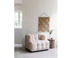 MUST Living Lounge chair Mars,75x102x95 cm, glamour natural