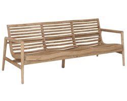 MUST Living Ray 3-zits bank teakhout 190x72x74 cm