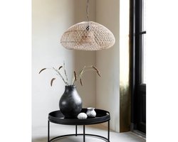 MUST Living Salontafel Golden Fiber rond jute 75x75x37 cm
