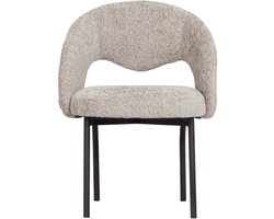 MUST Living Side chair Arca,86x61x61 cm, glossy sand