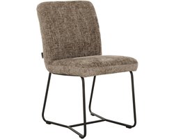 MUST Living Side chair Zola - ORDER by 2 pcs,87x46x56 cm, glossy brown