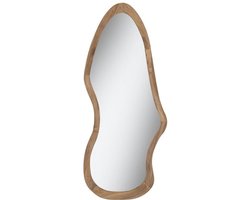 MUST living spiegel Mateo organisch teakhout 200x85 cm - Naturel