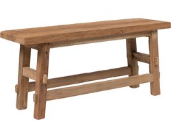 MUST Living Tuscany bank gerecycled teakhout - 45 × 100 × 29 cm / 4 cm