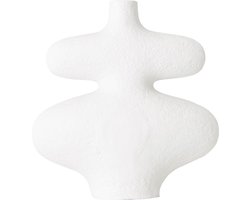 MUST Living Vase La Femme small,30x26x10 cm, fiber cement white painted