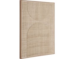 MUST Living Wall panel Japanese Garden large,127x102x4 cm, natural woven palm