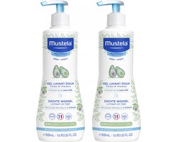 Mustela Avocado Gentle Cleansing Gel Set van 2 x 500 ml