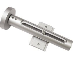 Muurbeugel voor Paneelgordijnen en Gordijnroedes - Stevige Bevestiging in Zilver