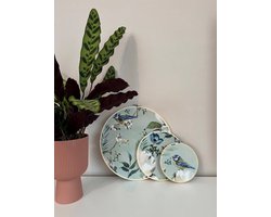 Muurcirkel Lente - Ø20cm - Deco - Fluwelen Stoffen Wanddecoratie - Woondecoratie | NUUW at home collectie
