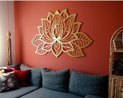muurdecoratie metaal-3D-wanddecoratie metaal- Mandala -Muurdecoratie-Wall art-Modern Art-Staal