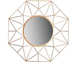 Muurspiegel DIAMOND L 80cm ijzer goud - 43733