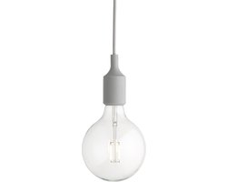 Muuto E27 hanglamp - LED - Licht grijs