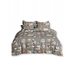 Muziek 3D Dekbedovertrek Set 160x200 cm - Satijn Microvezel