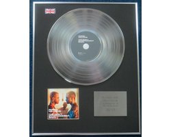 Muziek Memorabilia - Platinum LP Display - Wanddecoratie - Gecoate LP en CD - 50.8 x 40.6 cm - Zwart