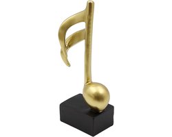 Muziek noot sculptuur - Decoratief beeldje - Huis en kantoor - Elegant design - 15 x 61 x 43 cm