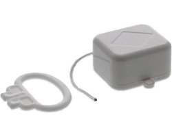 Muziekdoosje met trekkoord, melodie brahms lullaby