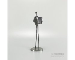 Muzikant ''Accordeon'' - Modern sculptuur - Accordeonist - Jubileum muziek - Accordeonspeler - Ambachtelijk en handgemaakt - Uniek geschenk