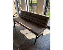 MX Sofa Eetkamer bank Bowie | Lengte: 140cm | kleur: Truffel