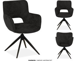 MX Sofa Eetkamer stoel Darwin | kleur: Antraciet