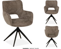 MX Sofa Eetkamer stoel Darwin | kleur: Taupe