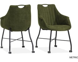 MX Sofa Eetkamer stoel Metric | kleur: Mos