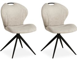MX Sofa - Eetkamer stoel River - Natural (set van 2 stuks)