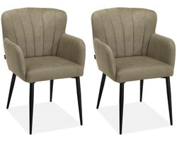 MX Sofa - Eetkamerstoel Pedri - Thyme (set van 2 stuks)