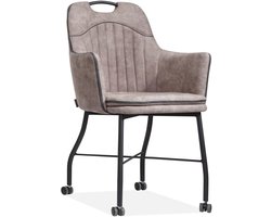MX Sofa - Stoel Floria met wielen - Liver