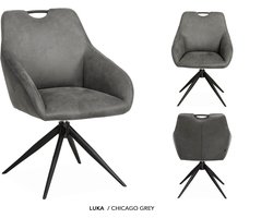 MX-Sofa - Stoel Luka / Kleur: Grey