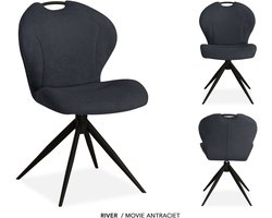 MX-Sofa - Stoel River / Kleur: Antraciet