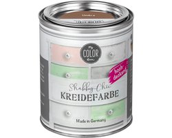 My COLOR Room Shabby Chic Krijtverf - Meubelverf Zonder Schuren - Waterbasis - Umbra Bruin - 750 ml