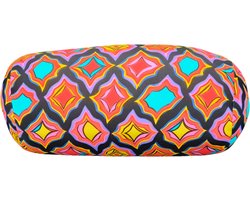 My Daily Pillow Rolkussen - Sierkussen Rond Cilinder 17 x 30 cm - mirror mirror-design - Stevig en zacht - Mooie print - Gevuld met microgranulaat - Vormvast & Wasbaar - Ideaal voor op de bank, bed, auto of op reis - Inclusief Wasnet