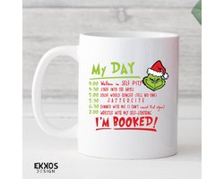 My day Grinch Kerst Mok - Herfts- Black friday 2022 - Kerst cadeau voor vrouwen - Sinterklaas cadeautjes - Cadeau voor vrouw - Koffiemok - Grappige cadeaus - Cadeau voor man - Mokken en bekers - Verjaardag cadeau - Koffiekopjes - Mok met tekst