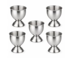 My Green Deal - RVS Eierdopjes Set – 5 stuks