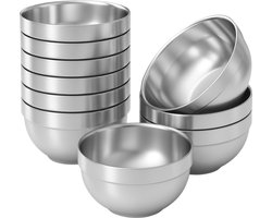 My Green Deal - RVS Kommen Set – 10 stuks