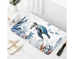 My Ninki ® Binnenruimte Verfraaiende Antislip Bademat Met Zacht Microvezel, Absorberend Voor Meerdere Kamers, 50 x 80 cm