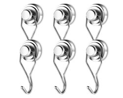 My Ninki ® Multifunctionele Draaibare Haak met Sterke Magneet en Roestbestendige Coating voor Binnen- en Buitengebruik