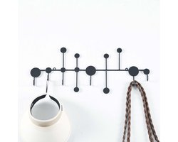 My Ninki ® Stijlvolle Metalen Wandkapstok met 6 Robuuste Haken voor Diverse Toepassingen in Huis