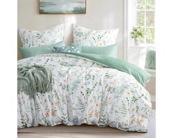 My Ninki ® Zacht en Strijkvrij Beddengoedset met Bloemenprint voor Ultiem Comfort