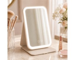 MyGear Make-up Spiegel met Verlichting - LED Reisspiegel - USB-C